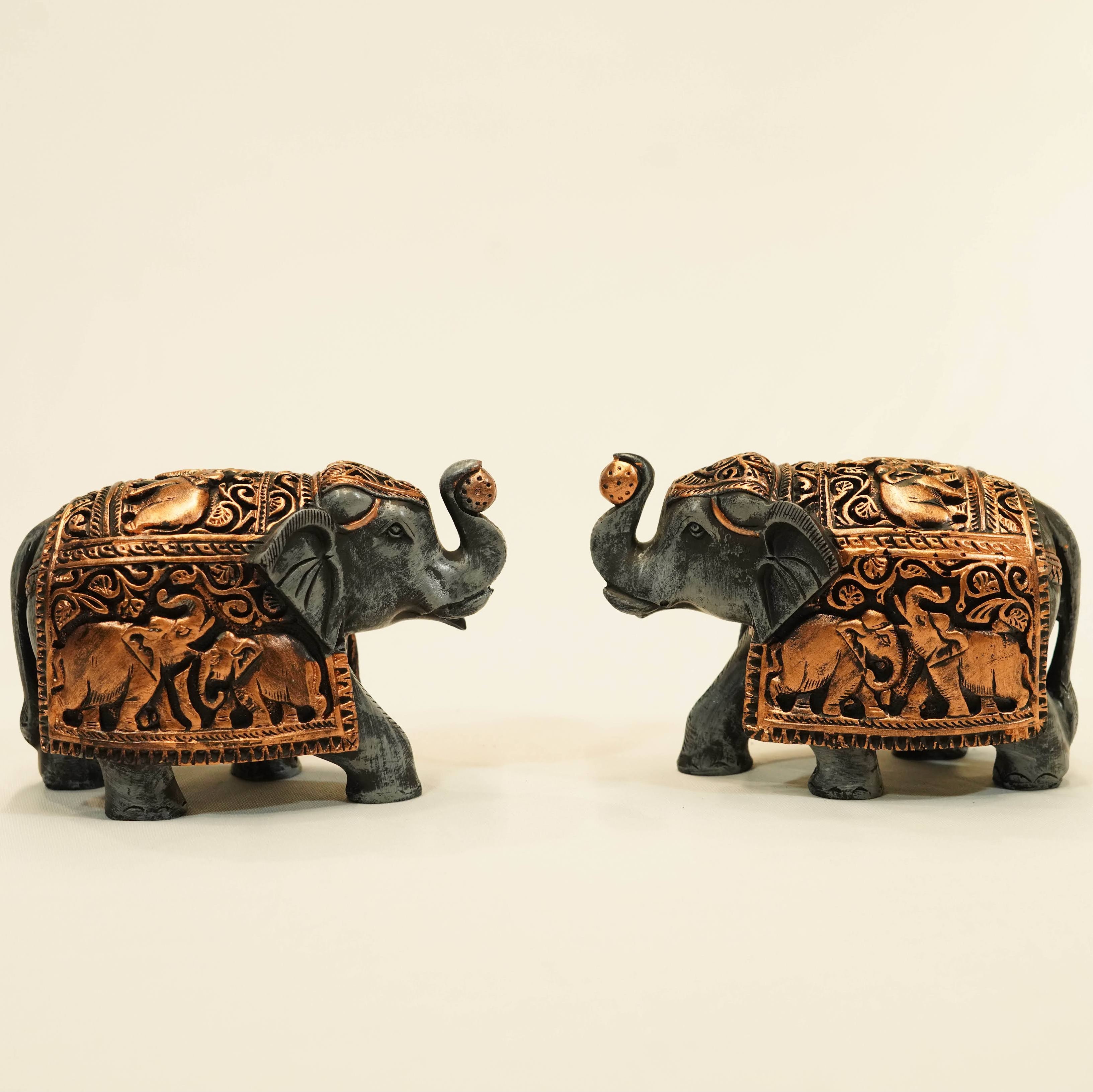 Carved Elephant statue