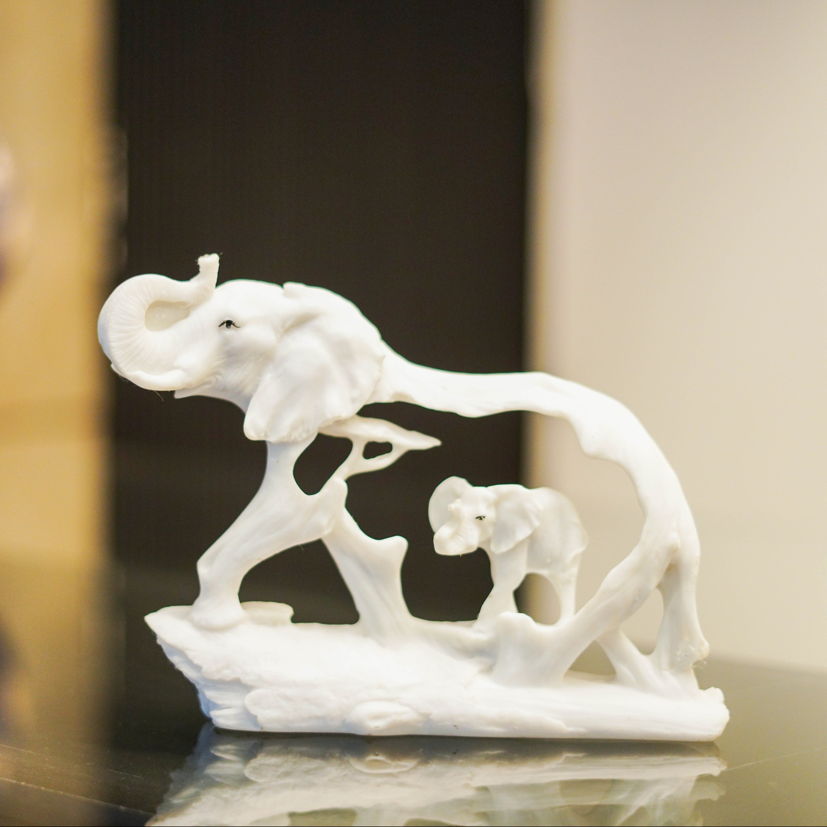 Abstract Elepahant Cutout Statue