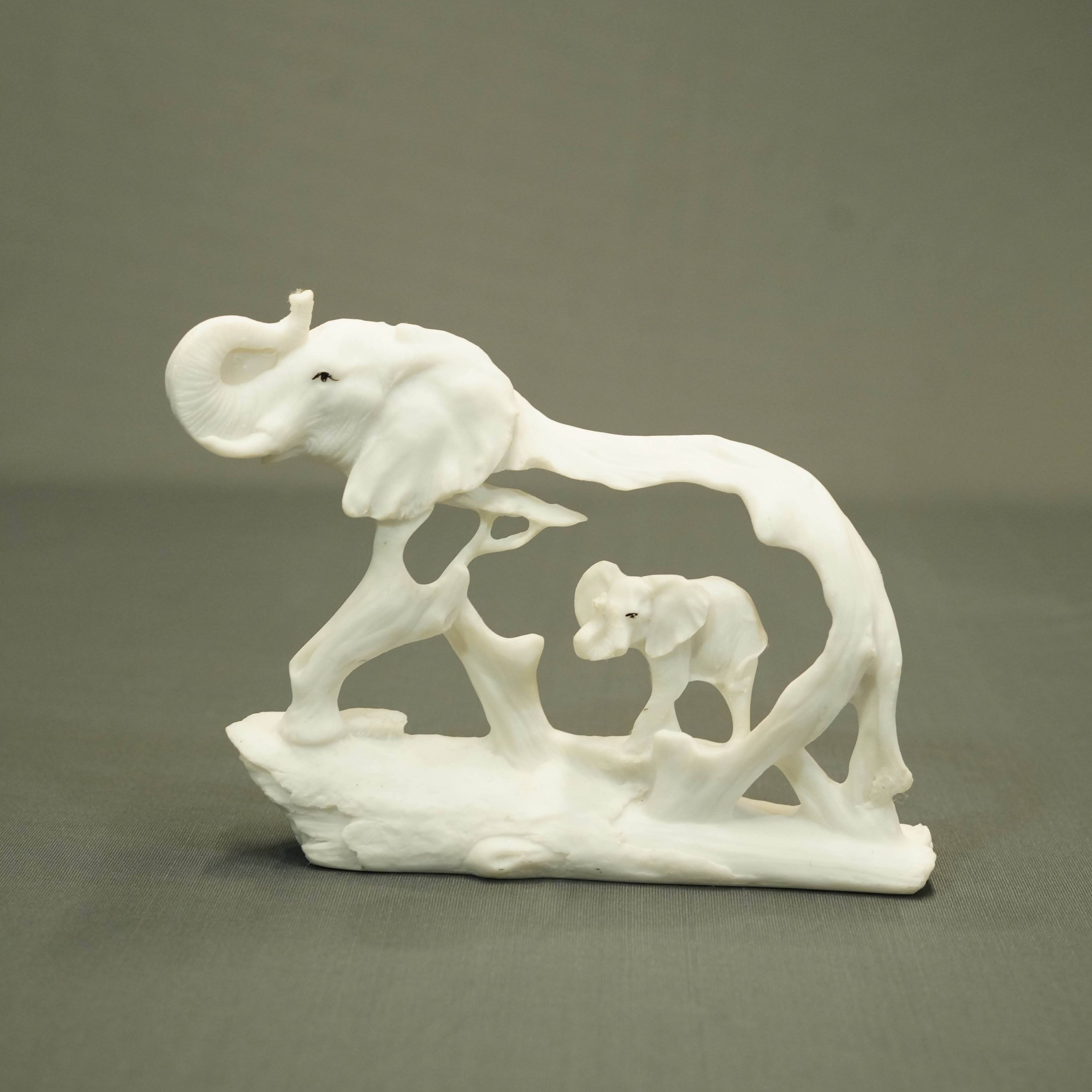 Abstract Elepahant Cutout Statue