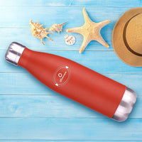 Oliveware Sigma Vacuum Bottle with Sleeve, Stainless Steel (500ml), Hot and Cold, Insulated Bottle, Fit for Indoor & Outdoors - Orange
