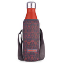 Oliveware Sigma Vacuum Bottle with Sleeve, Stainless Steel (500ml), Hot and Cold, Insulated Bottle, Fit for Indoor & Outdoors - Orange