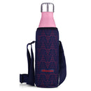 Oliveware Sigma Vaccum Bottle with Sleeve, Stainless Steel (500ml), Hot and Cold, Insulated Bottle, Fit for Indoor & Outdoors - Pink