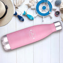 Oliveware Sigma Vaccum Bottle with Sleeve, Stainless Steel (500ml), Hot and Cold, Insulated Bottle, Fit for Indoor & Outdoors - Pink