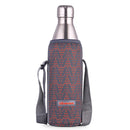 Oliveware Camo Vaccum Bottle with Sleeve, Stainless Steel (1000ml), Hot and Cold, Insulated Bottle, Fit for Indoor & Outdoors - Silver