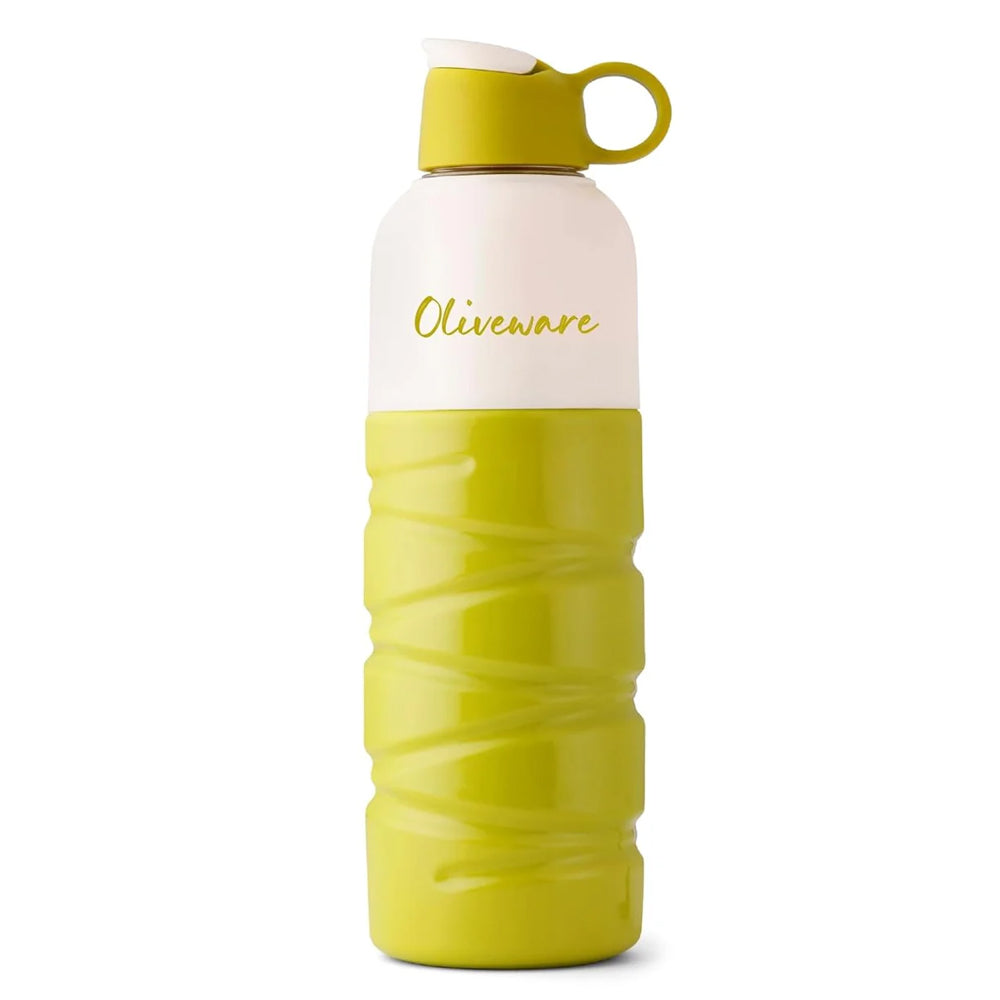 SOPL-OLIVEWARE Freshy Water Bottle with Better Grip, BPA Free & 100% Leal Proof, For Home, Office & Gym use, 700ml Bottle - Yellow