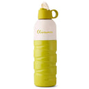 SOPL-OLIVEWARE Smash Water Bottle with Better Grip, 500 ml Bottle, BPA Free & Leak Proof, For Home, Office & Gym use - Yellow