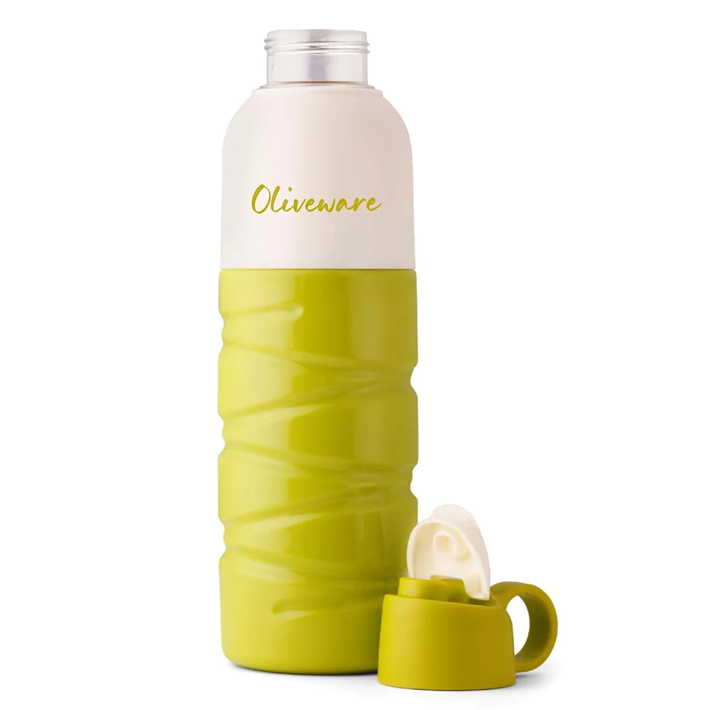 SOPL-OLIVEWARE Freshy Water Bottle with Better Grip, BPA Free & 100% Leal Proof, For Home, Office & Gym use, 700ml Bottle - Yellow