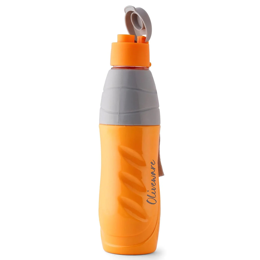 SOPL-OLIVEWARE Eagle Water Bottle with Better Grip, 650 ml Bottle, BPA Free & Leak Proof, For Home, Office & Gym use - Yellow
