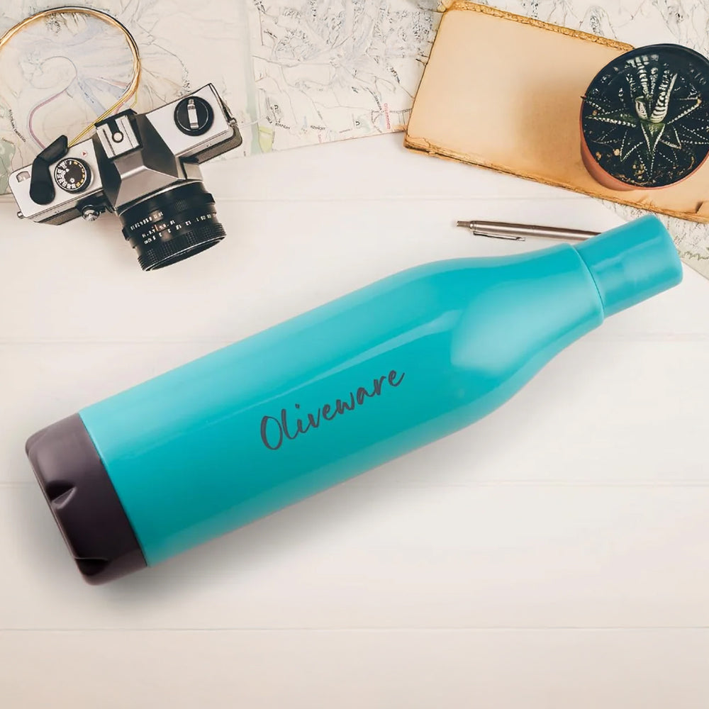 SOPL-OLIVEWARE Rivo Water Bottle | For Home, Office & Gym use | Pack of 1 | Better Grip | 1000 ml Water Bottle - Blue