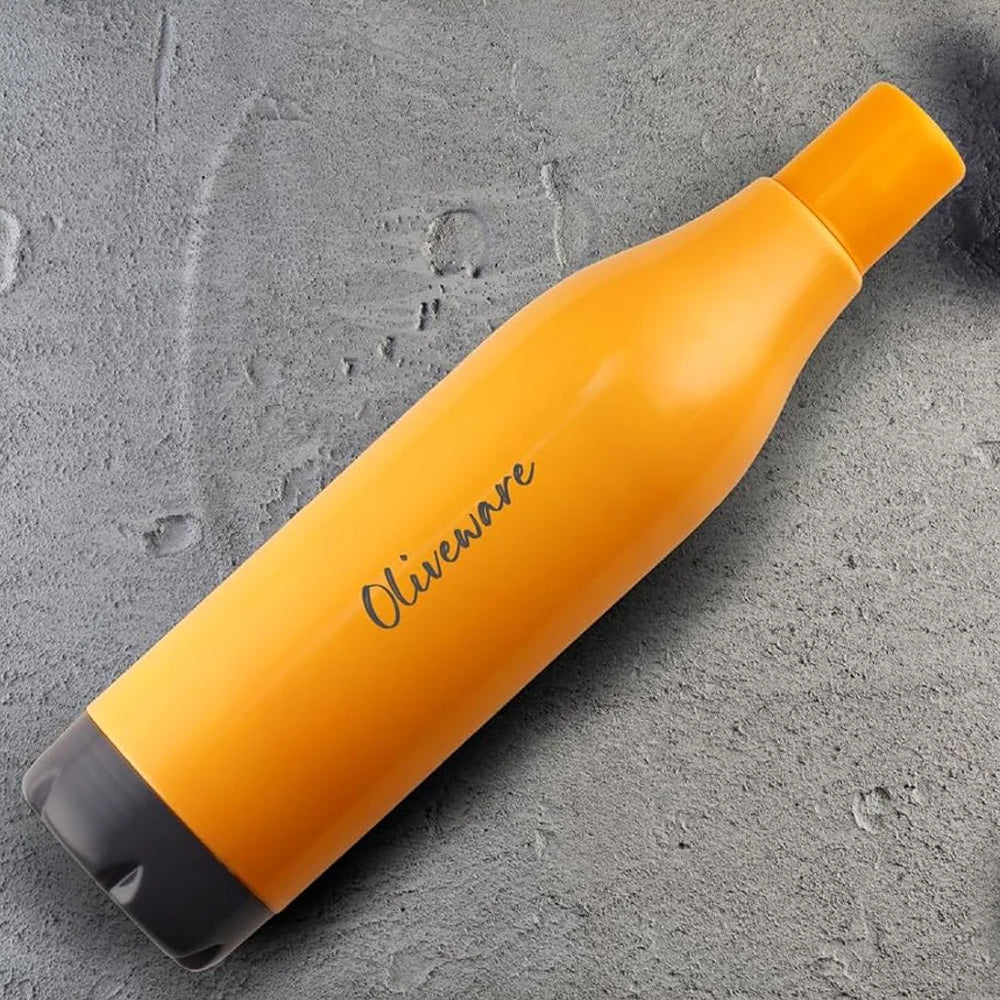 SOPL-OLIVEWARE Rivo Water Bottle with Better Grip, 700 ml Bottle, BPA Free & Leak Proof, For Home, Office & Gym use - Red