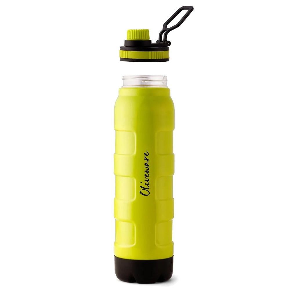 SOPL-OLIVEWARE Eagle Water Bottle with Better Grip, 650 ml Bottle, BPA Free & Leak Proof, For Home, Office & Gym use - Green