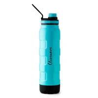 SOPL-OLIVEWARE Boom Buzz Water Bottle with Better Grip, 700 ml Bottle, BPA Free & Leak Proof, For Home, Office & Gym use - Blue