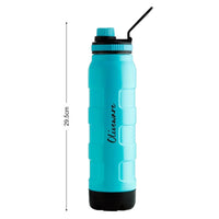 SOPL-OLIVEWARE Boom Buzz Water Bottle with Better Grip, 700 ml Bottle, BPA Free & Leak Proof, For Home, Office & Gym use - Blue