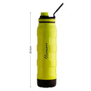 SOPL-OLIVEWARE Boom Buzz Water Bottle with Better Grip, 700 ml Bottle, BPA Free & Leak Proof, For Home, Office & Gym use - Yellow