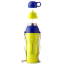 SOPL-OLIVEWARE Spin Water Bottle with Better Grip, 650 ml Bottle, BPA Free & Leak Proof, For Home, Office & Gym use - Green