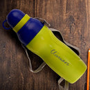 SOPL-OLIVEWARE Spin Water Bottle with Better Grip, 650 ml Bottle, BPA Free & Leak Proof, For Home, Office & Gym use - Yellow