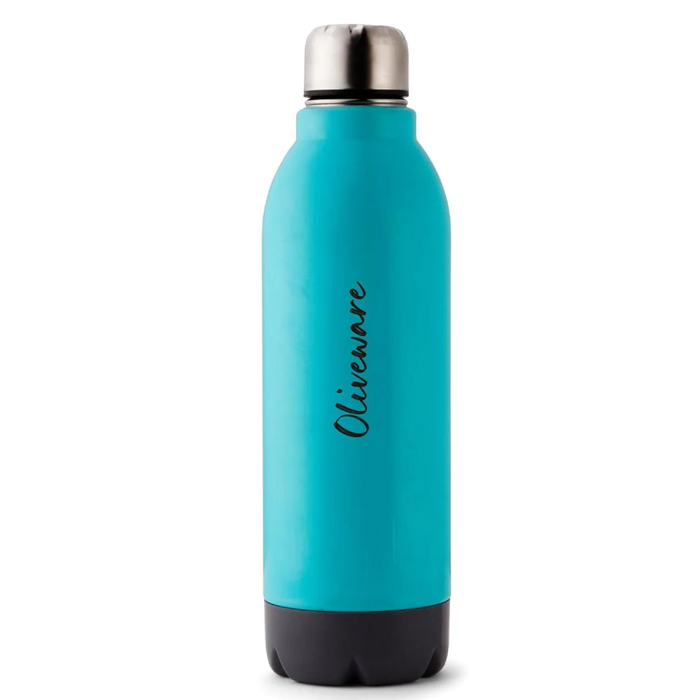 SOPL-OLIVEWARE Qua Water Bottle with Better Grip, 600 ml Bottle, BPA Free & Leak Proof, For Home, Office & Gym use - Green