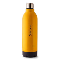 SOPL-OLIVEWARE Qua Water Bottle with Better Grip, 850 ml Bottle, BPA Free & Leak Proof, For Home, Office & Gym use - Yellow