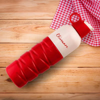 SOPL-OLIVEWARE Smash Water Bottle with Better Grip, 650 ml Bottle, BPA Free & Leak Proof, For Home, Office & Gym use - Red