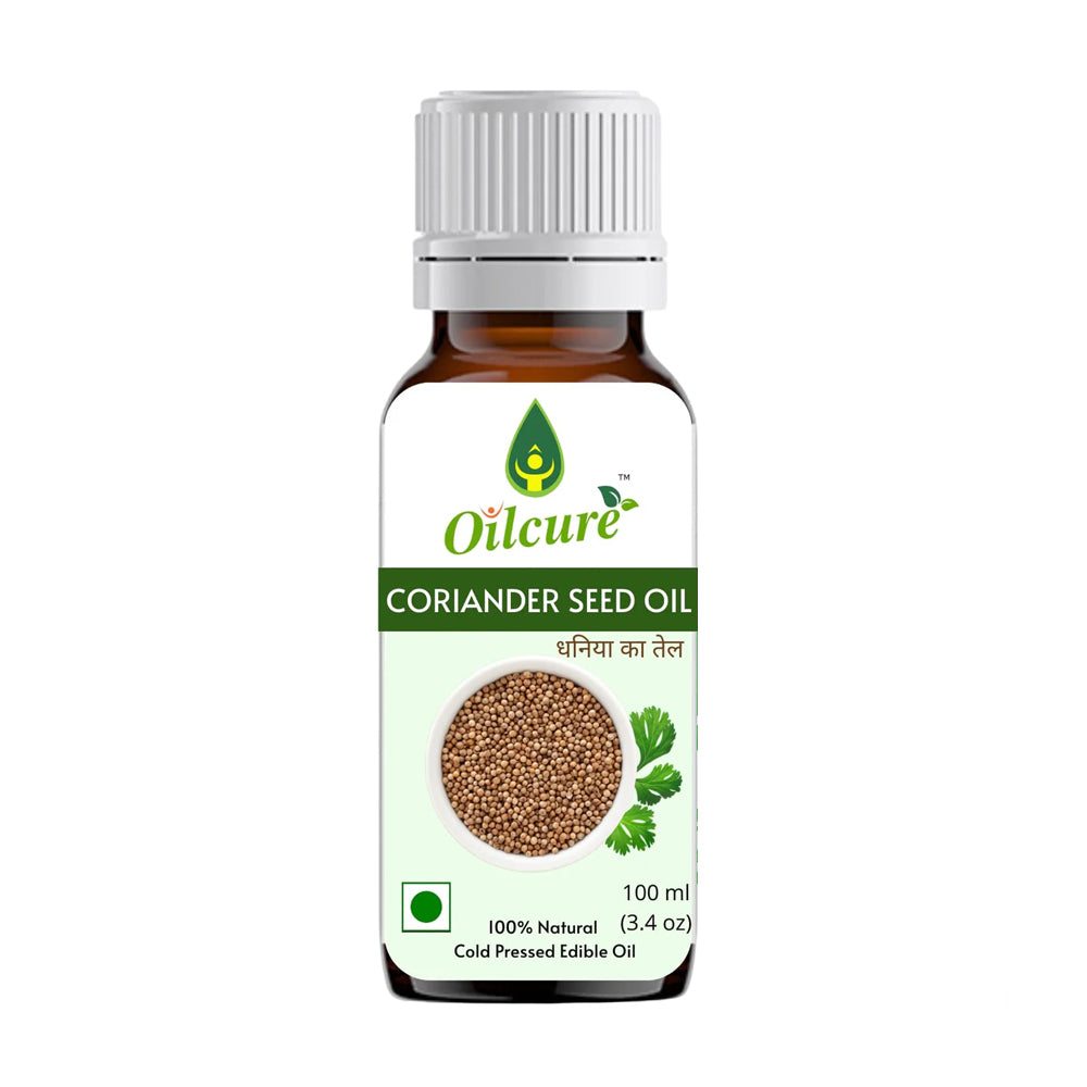 Oilcure Coriander Seed Oil Edible (Cold Pressed)- 100 ml
