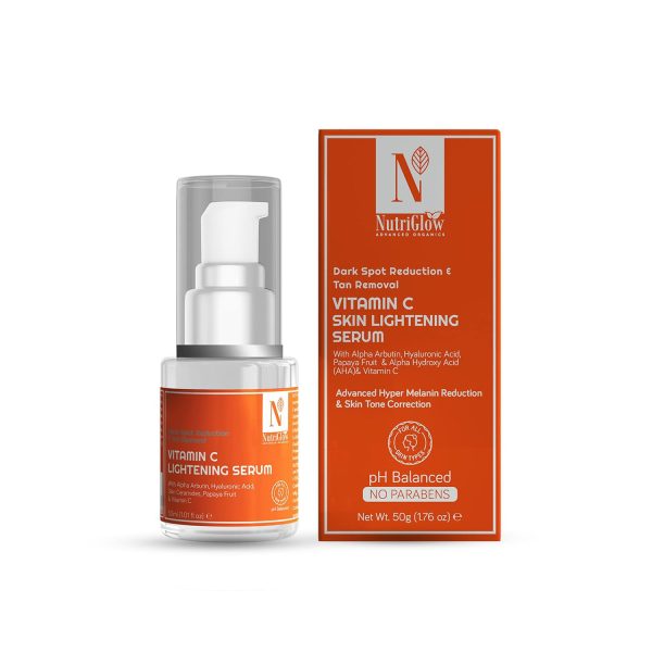 Nutriglow Advanced Organics pH Balanced Vitamin C Tan Removal Face Serum - 30 ml