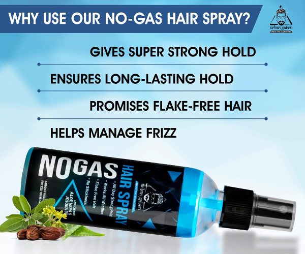 Urbangabru Unlimited Hold No Gas Hair Spray - 100 ml - Image 3
