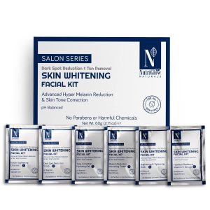 NutriGlow NATURAL'S Advanced Pro Formula Facial kit for Advanced Hyper Pigmentation Reduction, 60gm